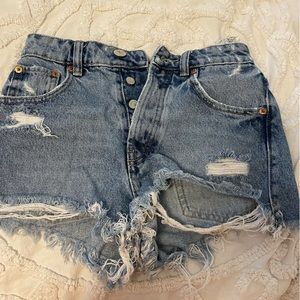 Zara jean shorts